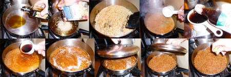 ponzu couscous toast boil